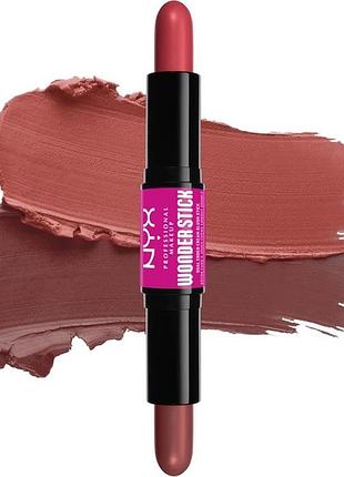 Рум'яна nyx professional makeup wonder stick blush 03 coral and deep peach 8 г