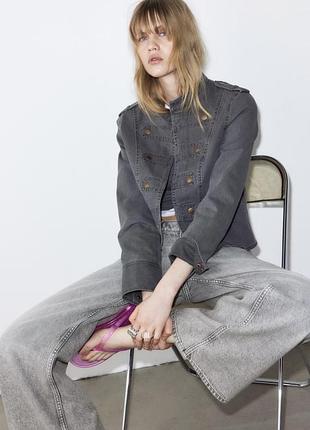 Джинси широкі сврі bershka 2