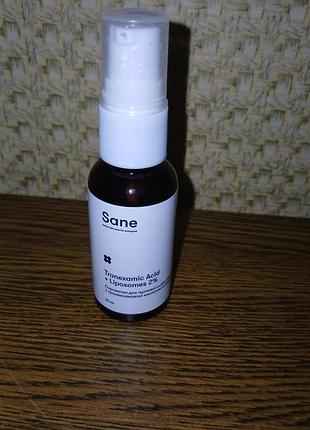 Сироватка для обличчя sane tranexamic acid + liposomes 2% для чутливої шкіри