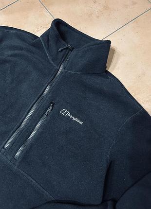 Флісова кофта berghaus prism micro polartec quarter zip чорна