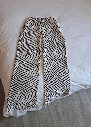 Жіночі брюки штани з анімалістичним принтом h&m