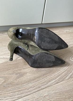 Замшеві ботильйони чоботи alba moda 6