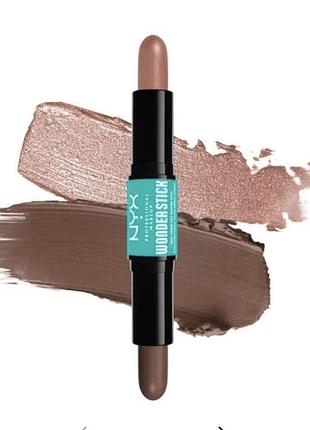 Контуринг-стік nyx professional makeup wonder stick двосторонній