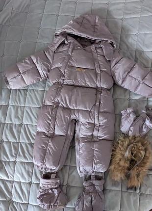 Дитячий комбінезон chicco  з капюшоном