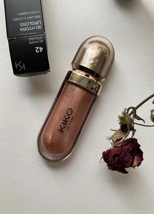 Блиск для губ kiko milano 3d hydra lipgloss 42