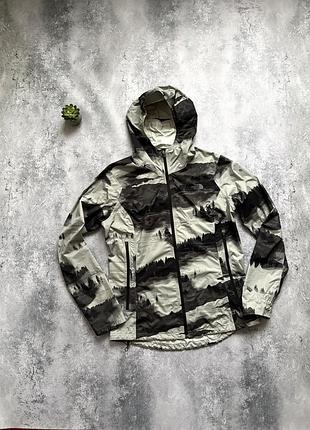 Вітровка жіноча the north face з принтом гір, розмір s