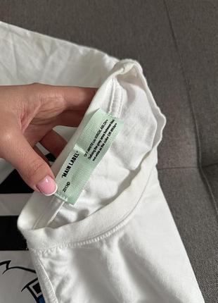 Стильна футболка off white 8