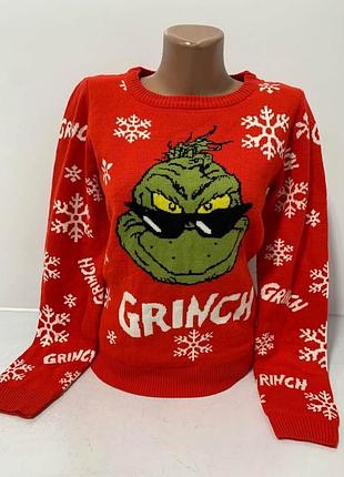 Кофта светр різдвяний грінч grinch