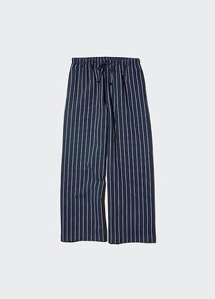 Легкі літні штани у смужку uniqlo, розмір xxl