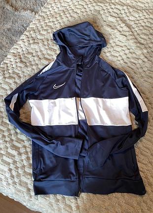 Олімпійка nike синя з білою смугою