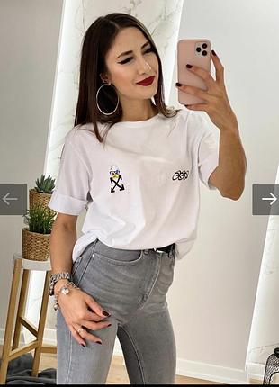 Стильна футболка off white