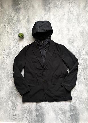 Куртка чоловіча moncler edouard 2в1 чорна