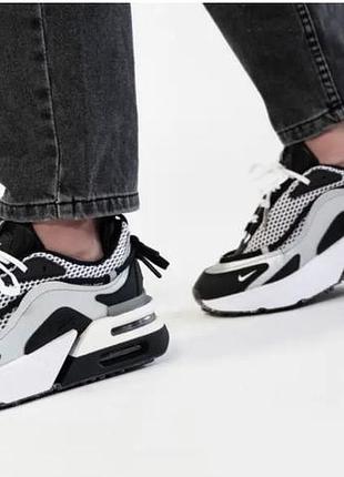 Кросівки nike air max чорно-білі