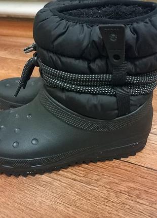 Чоботи сапожки crocs w8 (37-38) 4