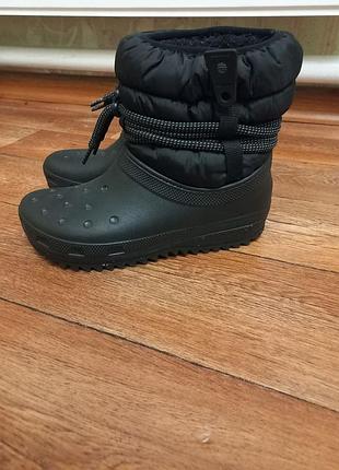 Чоботи сапожки crocs w8 (37-38) 5