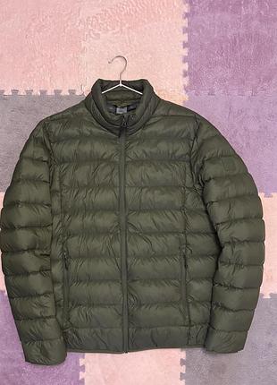 Чоловічий пуховик mckinley ultra light down jacket — розмір xl / 54 хакі