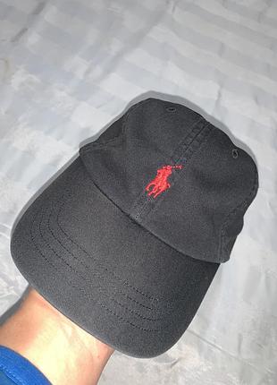 Черная кепка бейсболка polo ralph lauren original