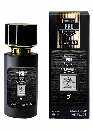 Чоловічі парфуми creed aventus тестер pro 58 мл — свіжий фруктово-деревний аромат з ананасом (22647)