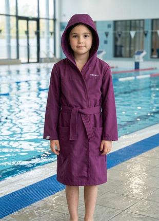 Детский халат унисекс nabaiji decathlon из микрофибры, размер 123-130 (7-8 лет)