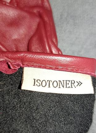 Кожаные перчатки isotoner 7