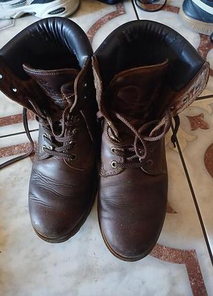 Черевики timberland зимові шкіряні коричневі