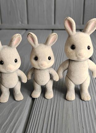 Ігровий набір сім'я сірих кроликів  sylvanian families