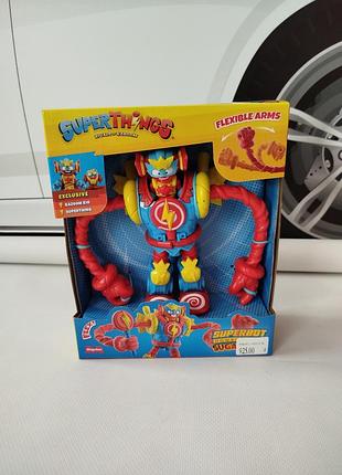 Ігровий набір superthings superbot power arms sugarfun (оригінал)