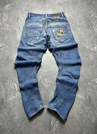 Vintage винтажные джинсы g-star raw big logo bootcut flared будкат клеш size 31/32 размер 31/32