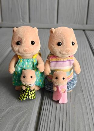 Ігровий набір сім'я річних видр sylvanian families