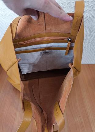 Clarks шкіряна жіноча сумка шопер 5