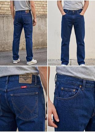 Чоловічі класичні джинси wrangler original  прямий крій, ідеальний стан