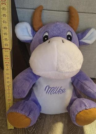 М'яка іграшка milka корова фіолетова 26 см