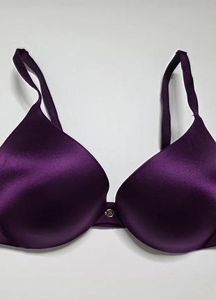 Сатиновий бюстгальтер ліфчик victoria's secret розмір 80с