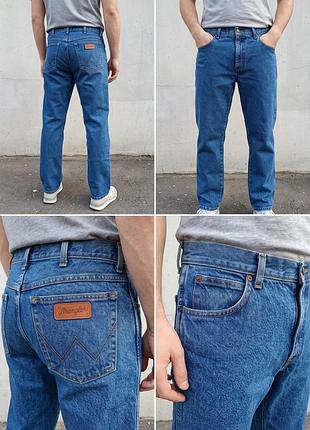 Джинси wrangler original (сша/оригінал) чоловічі джинси вранглер, цупкий денім