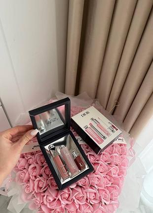 Набір декоративної косметики christian dior addict natural glow set
