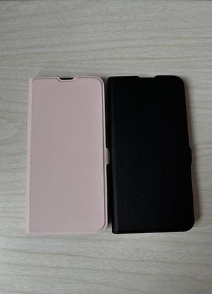 Чохол-книжка samsung galaxy a15 (4g/5g), чорний/рожевий