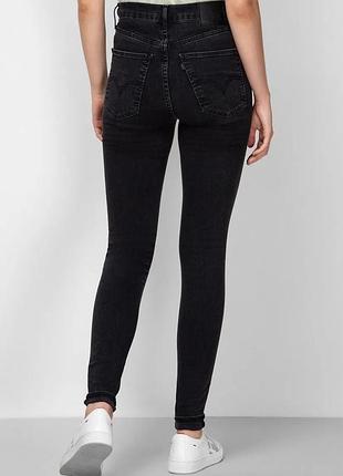 Джинси левайс levis super skinny скіні висока посадка облягаючі 29 розмір