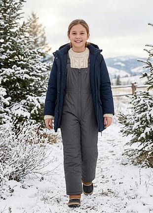 Новый зимний полукомбинезон от бренда carter's для девочки 137-142 см, 32 – 40 кг