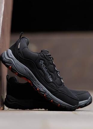 Columbia firecamp fleece gore-tex black grey orange