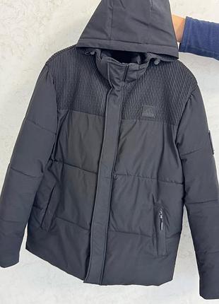 Чоловіча зимова куртка adidas чорна розмір xl