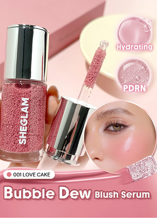 Жидкие румяна-сыворотка bubble dew blush serum - 001 love cake (6370-001)