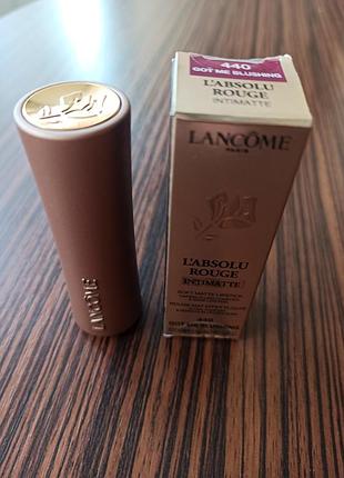 Помада ланком lancome labsolu rouge intimatte 440 got me blushing