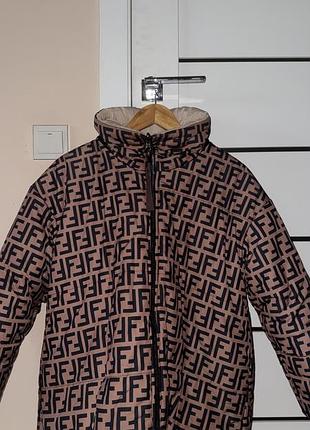 Куртка на осінь fendi. двухстороння хіт осіні 🍁🔥