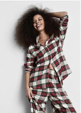 Женская пижама в клетку из байки primark