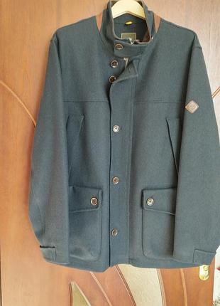 Чоловіче вовняне пальто куртка timberland wool jacket xxl (ідеальний стан)