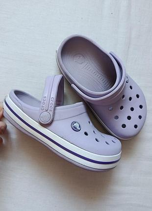 Резиновые шлепки сабо кроксы crocs j 1