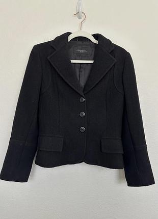 Жіночий жакет weekend max mara вовняний чорний