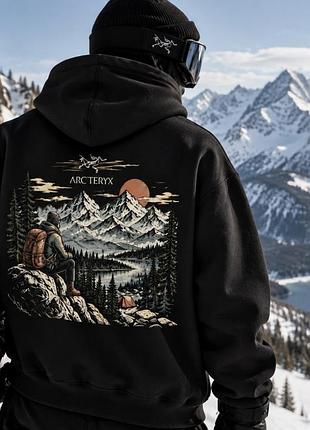Теплые худи arc'teryx hoodie