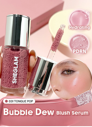 Жидкие румяна-сыворотка bubble dew blush serum - 031 tongue pop (6370-031)