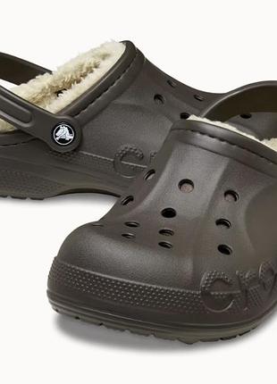 Сабо чоловічі crocs утеплені коричневі — купить в Украине | SHAFA ...
